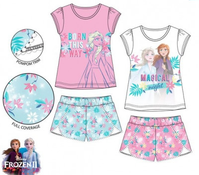 Pijama Verão Frozen 2 Pompom Sortido