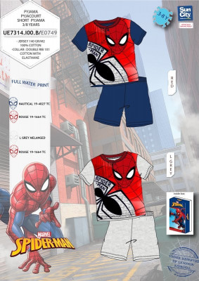 Pijama Verão Spiderman Sortido