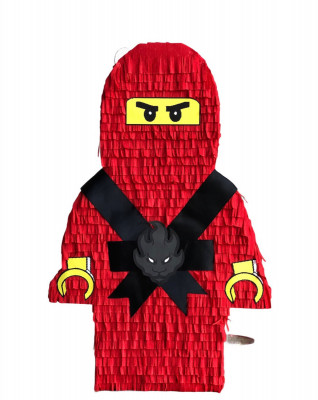 Pinhata Lego Ninjago Vermelho Kai