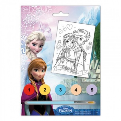 Pinta por numeros Disney Frozen