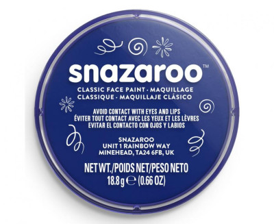 Pintura Facial Azul Escuro Snazaroo