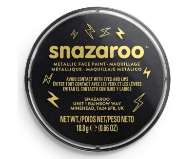 Pintura Facial Preto Metallic Snazaroo
