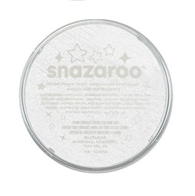 Pintura Facial Snazaroo Branco Sparkle 18ml