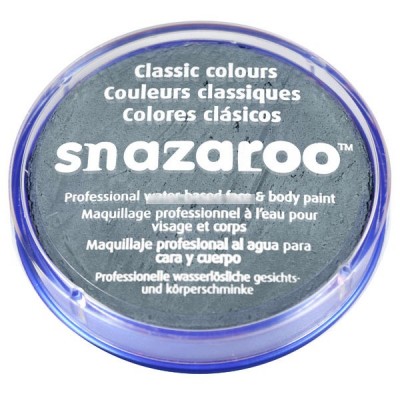 Pintura Facial Snazaroo Cinzento Escuro 18ml