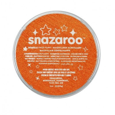 Pintura Facial Snazaroo Laranja Sparkle 18ml