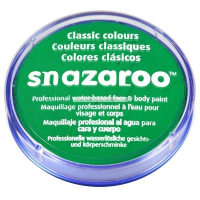 Pintura Facial Snazaroo Verde Brilhante 18ml