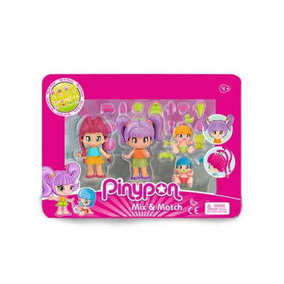 Pinypon New Look Pack 4 Figuras