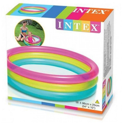 Piscina Insuflável Intex Arco Íris 86cm