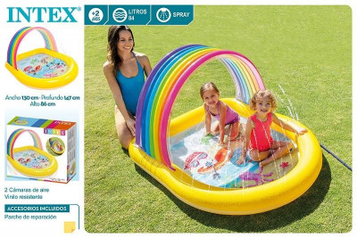 Piscina Insuflável Intex Arco Íris