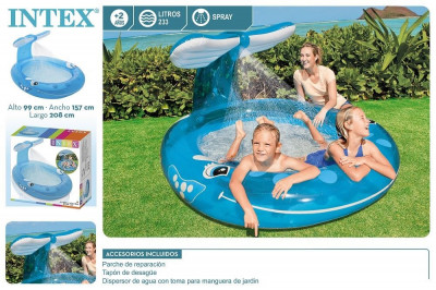Piscina Insuflável Intex Baleia