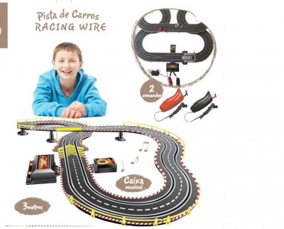 Pista de Carros Racing Wire 2 Carros