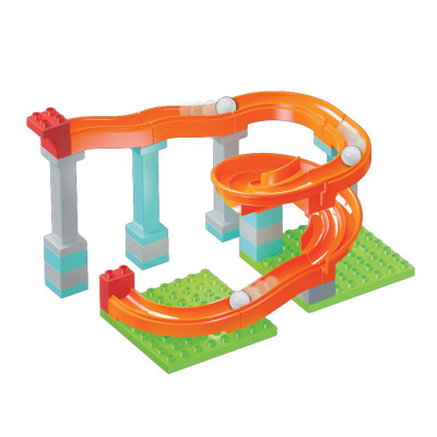 Pista Encaixes Roller Coaster 31 Blocos Unico Plus