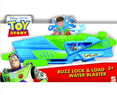 Pistola de Água Buzz Lightyear Dispara e Bloqueia Toy Story