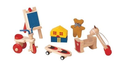 Plan Toys - Conj. Para Casa Boneca Madeira