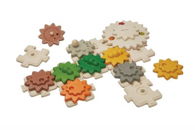 Plan Toys - Engrenagens e Puzzles