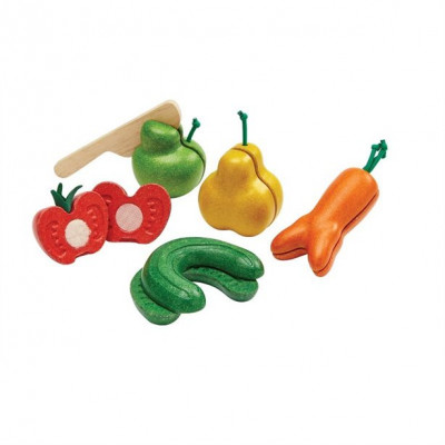 Plan Toys - Frutos e Vegetais com Velcro