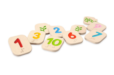 Plan Toys - Números 1-10 Braille