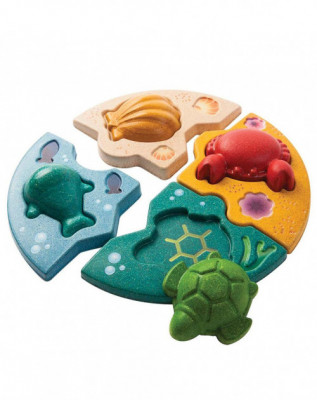 Plan Toys - Puzzle Figuras Marinhas