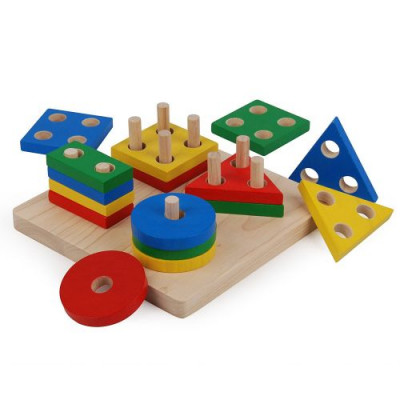 Plan Toys - Quadro de Classificação Geométrica