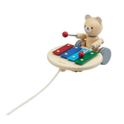 Plan Toys Urso Musical de Puxar