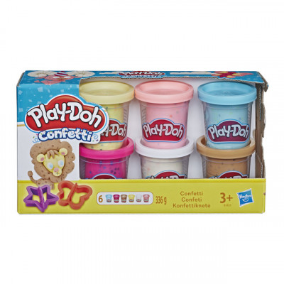 Plasticinas Play-Doh Confetti 6 potes