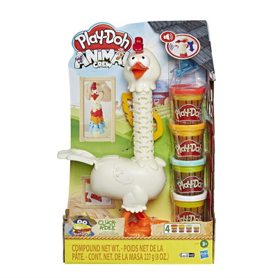 Play Doh Animal Crew Galinha Penas Divertidas