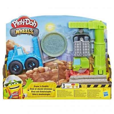 Play Doh Wheels Grua e Empilhador