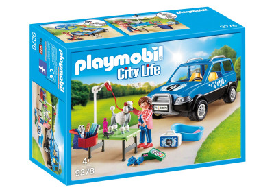 Playmobil City Life - Carro Lavagem para Cães