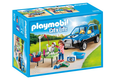 Playmobil City Life - Carro Lavagem para Cães