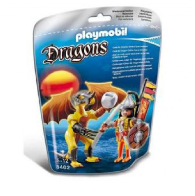 Playmobil Figura Dragão + Guerreiro Lutador