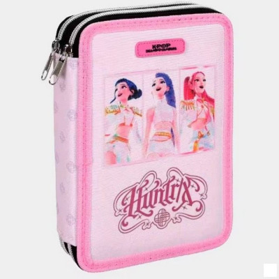 Plumier Estojo Duplo K-pop Pink