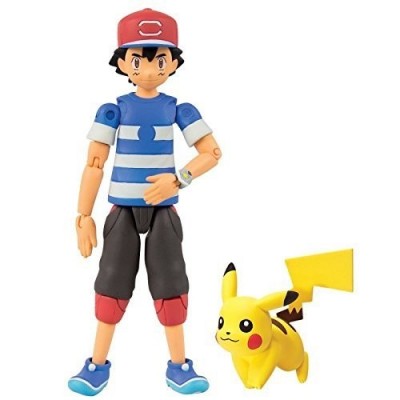 Pokémon - Figura Ash + Pikachu
