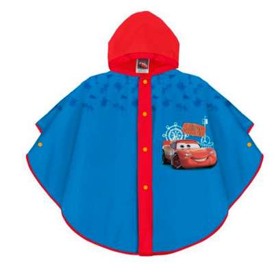 Poncho Capa Chuva Cars