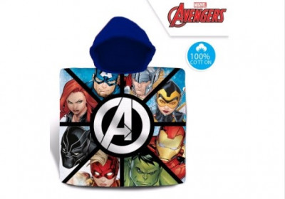 Poncho Praia Algodão Avengers Marvel