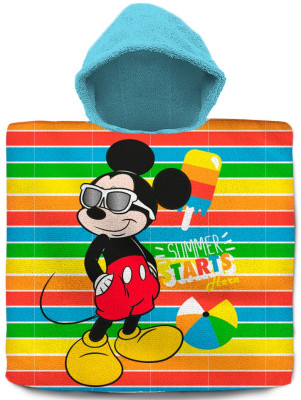 Poncho Praia Algodão Mickey Summer