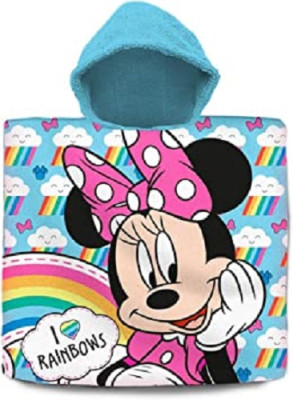 Poncho Praia Algodão Minnie Rainbows