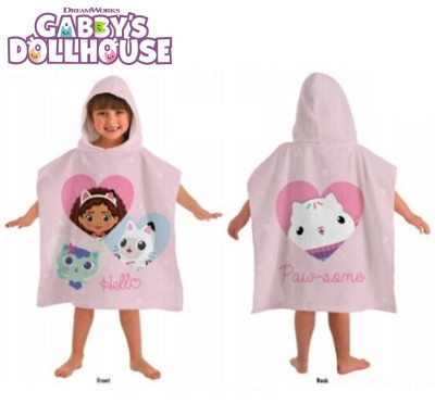 Poncho Praia Microfibra A Casa de Bonecas da Gabby