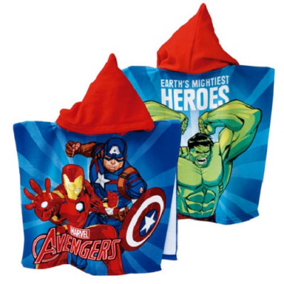 Poncho Praia Microfibra Avengers Heroes