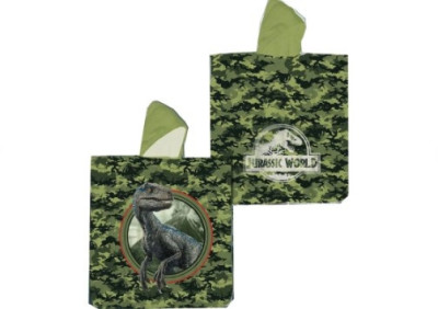 Poncho Praia Microfibra Dino Jurassic World