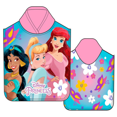 Poncho Praia Microfibra Disney Princesas