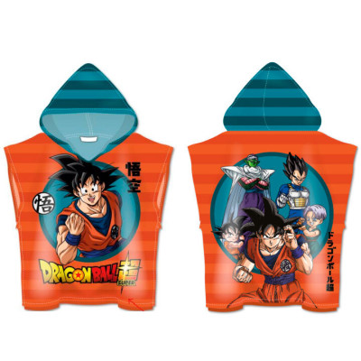 Poncho Praia Microfibra Dragon Ball
