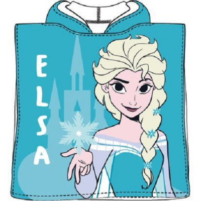 Poncho Praia Microfibra Frozen Elsa