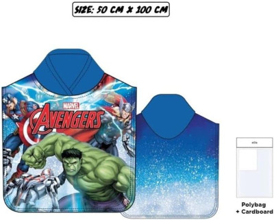 Poncho Praia Microfibra Marvel Avengers