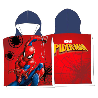 Poncho Praia Microfibra Marvel Spider-man