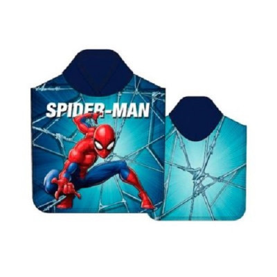 Poncho Praia Microfibra Marvel Spiderman Teia