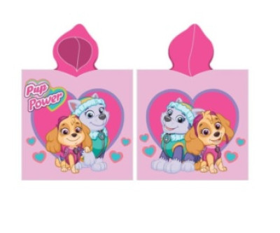 Poncho Praia Microfibra Skye Patrulha Pata Pup Power