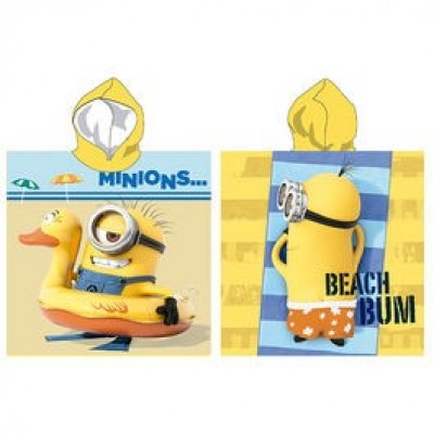 Poncho Praia piscina Minions