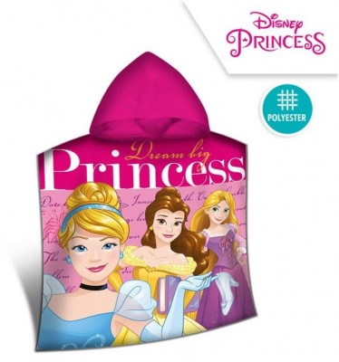Poncho Princesas Disney Microfibra