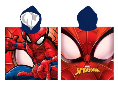 Poncho toalha microfibra Spiderman
