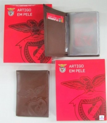 Porta Cartoes Pele SLB Benfica